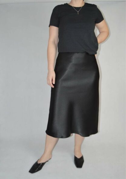 Satin skirt