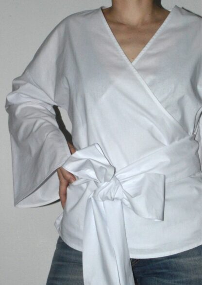 Cotton Wrap Top