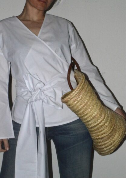 Cotton Wrap Top